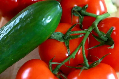 Rotating vegetables Stock-Footage 698622