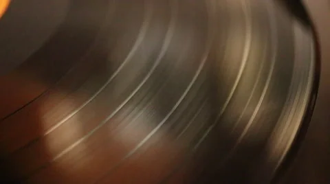 Rotating vinyl disc Stock Footage 45319535