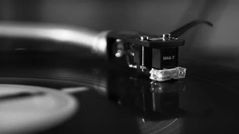 Rotating vinyl record. Stock Footage 103180027