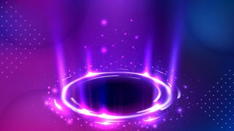 Rotating Violet Rays with Sparks Background. Suitable For Product Advertisi.. Stock Illustration