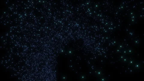 A rotating vortex of particles 13 Video stock 281666721