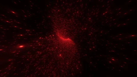 A rotating vortex of particles 3 Video stock 281667745