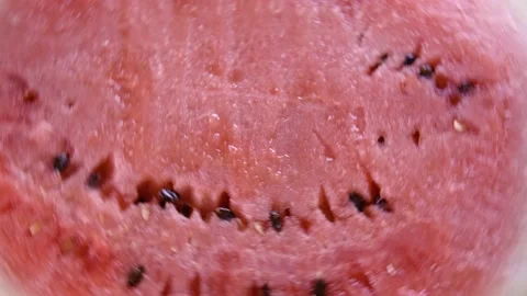 A rotating watermelon. Close-up. Background. Stock Footage 204948411