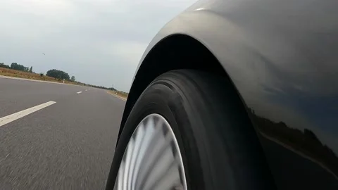 Rotating Wheel Stock Footage 140634466