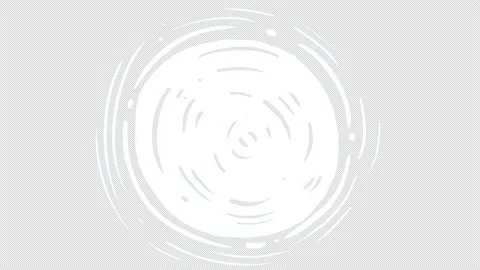 A rotating white ball on a blue screen. The concept of fast turns to add to the Stock Footage 234816154