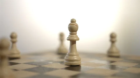 Rotating White Bishop Chess Piece Stock Footage 51501909
