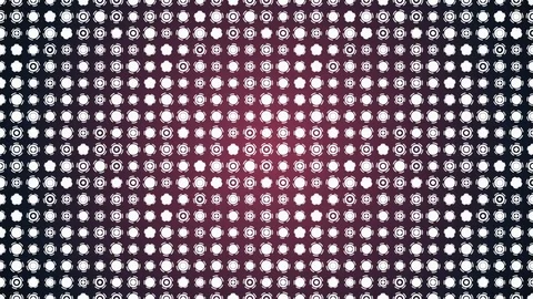 Rotating white circles interface elements animated background Stock Footage 119940379