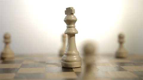 Rotating White King Stock Footage 51504338