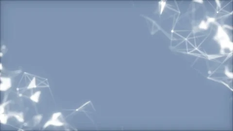 Rotating white nets.3d rendered abstract plexus shapes. Connection and web Video stock 103182747