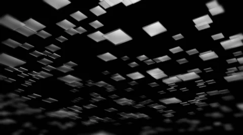 Rotating white rhombus Stock Footage 46983365