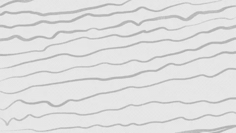 Rotating white wavy lines on a black screen. Stock Footage 247574825