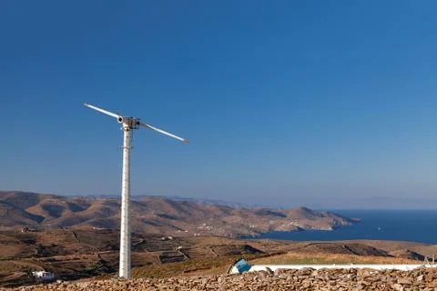 Rotating windmill Stock Photos