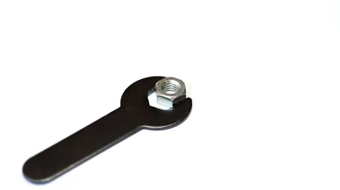 Rotating wrench.   Under construction Vídeo Stock 35520642