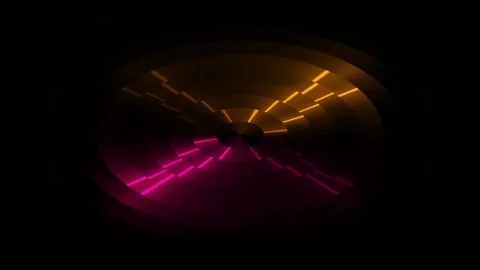 Rotating X-shaped neon lights on a black background Stock-Footage 133109812