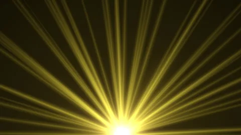 Rotating Yellow Light Ray Stock Footage 332220397