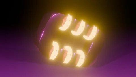 Rotating Zero Shape with Objects 4K VJ Loop - Futuristic Motion Background P Stock Footage 302065396