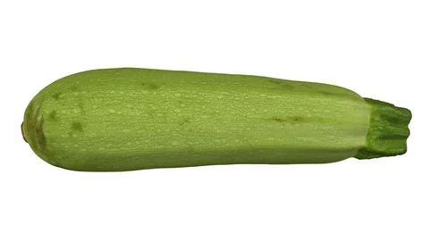Rotating Zucchini on White Background Stock Footage 79551653