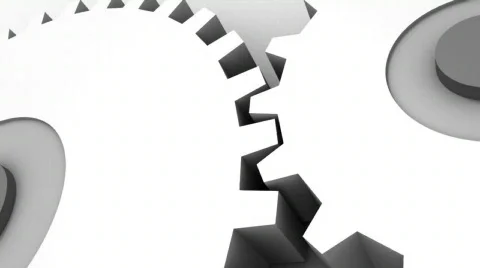 RotatingGearsAnim3 Stock Footage 374183