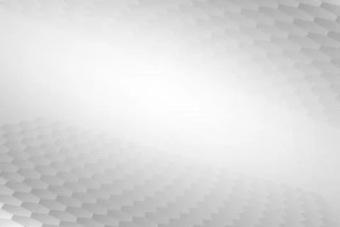 Rotation 3D Abstract light white and gray background of Embossed surface Hexagon イラスト素材