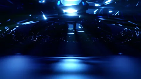 Rotation Abctract Form Loop Stock Footage 287680078