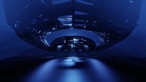 Rotation Abstract Figure Loop Stock Footage 311563376