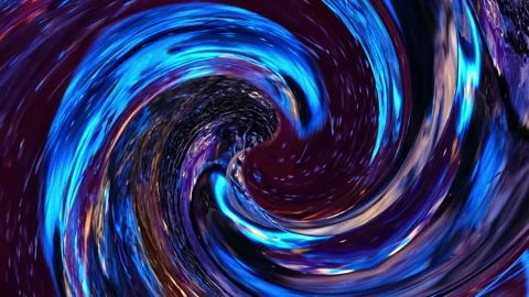Rotation abstraction of bright glowing circles. 4k Stock Footage 145363660