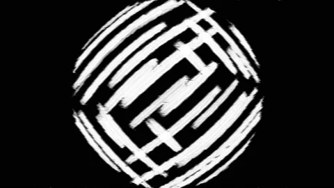 Rotation animation ball Stock Footage 169544866