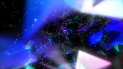 Rotation around the cosmic array. Seamless loop. Stock Footage 101356229