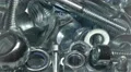 The rotation around the pile of assorted tool. Real time capture 4k or 4k+ Resolution