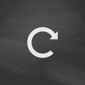 Rotation Arrow computer symbol Illustrazione stock