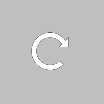 Rotation Arrow computer symbol イラスト素材