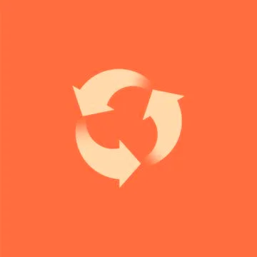 Rotation arrows icon vector. Signs of recycling Stock Illustration