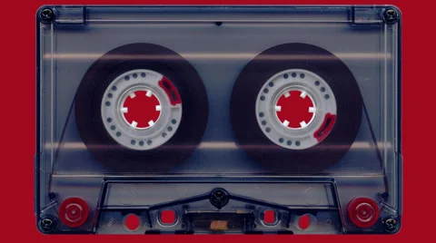 Rotation Audio Tape Stock Footage 46720184
