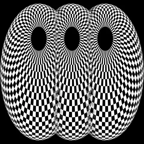 Rotation of the black-and-white sphere Stock Footage 69494996