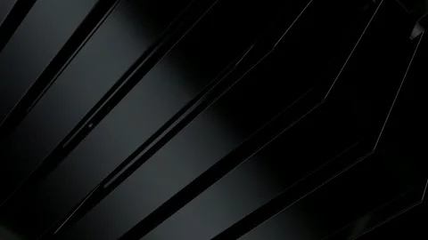 Rotation of Black Figures, Reflection, Exclusive, Shapes, Background Stock Footage 272177168