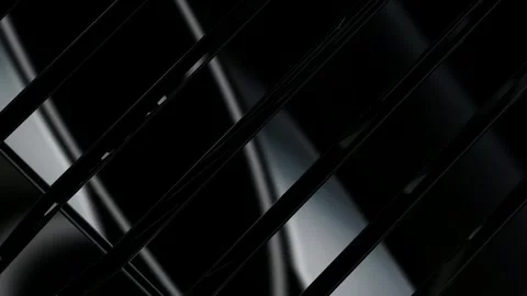 Rotation of Black Figures, Reflection, Shapes, Exclusive, Background Stock Footage 272177140