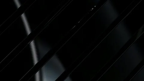 Rotation of Black Figures, Shapes, Reflection, Exclusive, Background Stock Footage 272177101