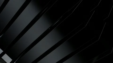 Rotation of Black Figures, Shapes, Reflection, Background, Exclusive Stock Footage 272177103