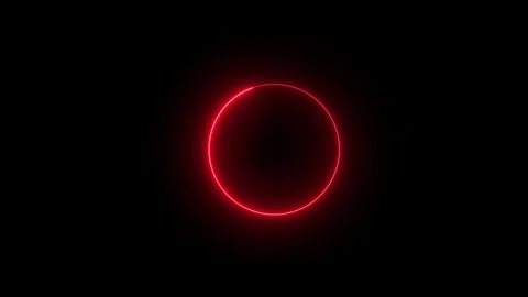 The rotation of the blue laser lights in a circle and black background 4k ... Stock Footage 305007958