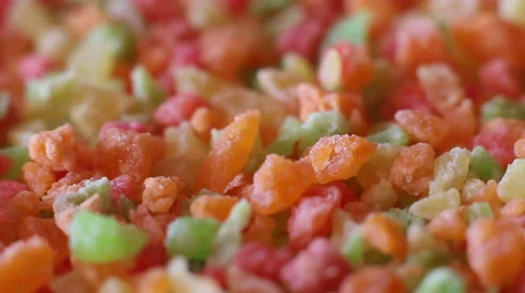 Rotation Candied Fruit 2 Stock Footage 42672351