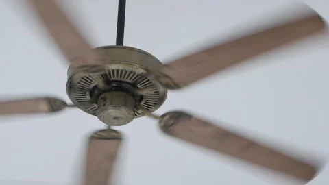 Rotation of ceiling fan close up | Stock Video | Pond5