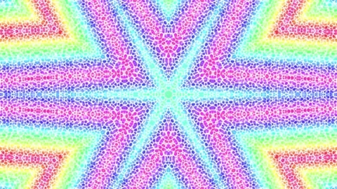 Rotation of changing shape inner kaleidoscope Stock Footage 239562426