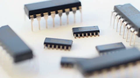 Rotation Chip Stock Footage 43206791