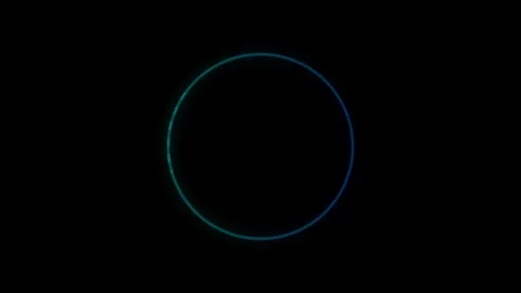 Rotation circle glowing loop glowing light circle loading icon animation. Stock Footage 316399249