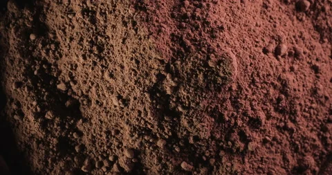 Rotation of cocoa powder texture . 스톡 동영상 131073618