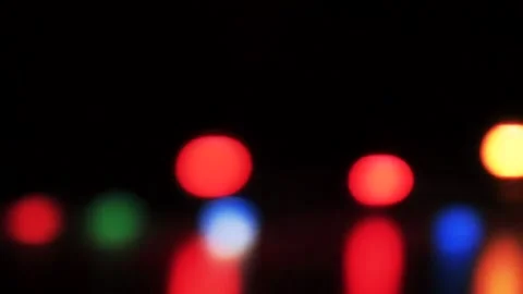 Rotation of colored lights Stock Footage 99599716