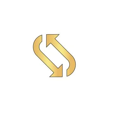 Rotation computer symbol Stock Illustration