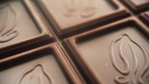 Rotation Dark Chocolate Bar Background Stock Footage 278555741