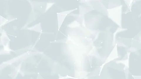 Rotation. Depth of field. Clean background. Transforming structure. Blue facets Stock Footage 93701231