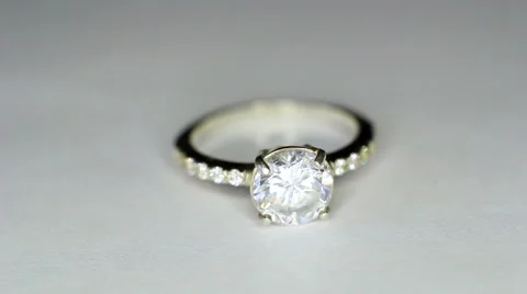 Rotation Diamonds Ring Video stock 42831463